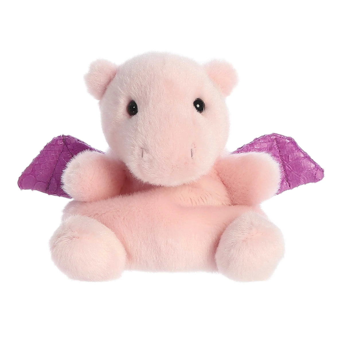 Palm Pals 5 Inch Aria the Pink Dragon Plush Toy - Owl & Goose Gifts