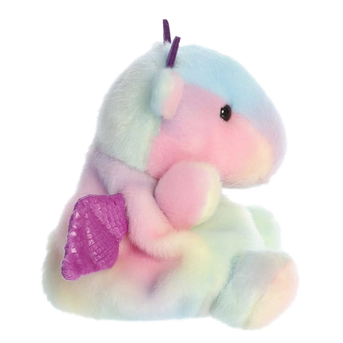 Palm Pals 5 Inch Aster the Pastel Tie Dye Dragon Plush Toy - Owl & Goose Gifts