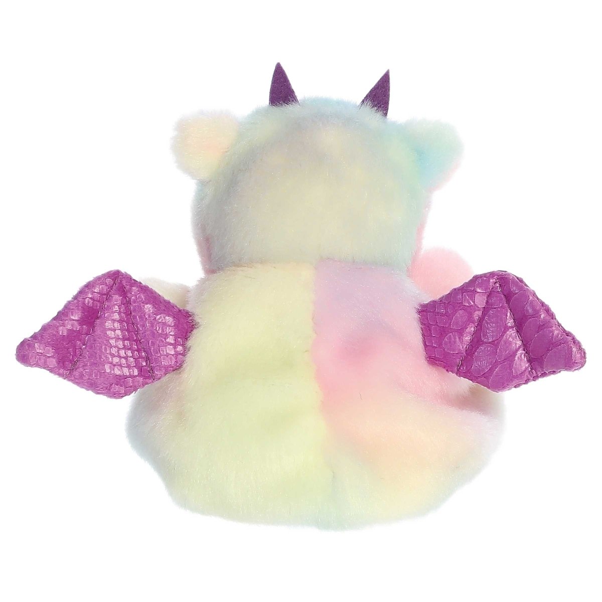 Palm Pals 5 Inch Aster the Pastel Tie Dye Dragon Plush Toy - Owl & Goose Gifts