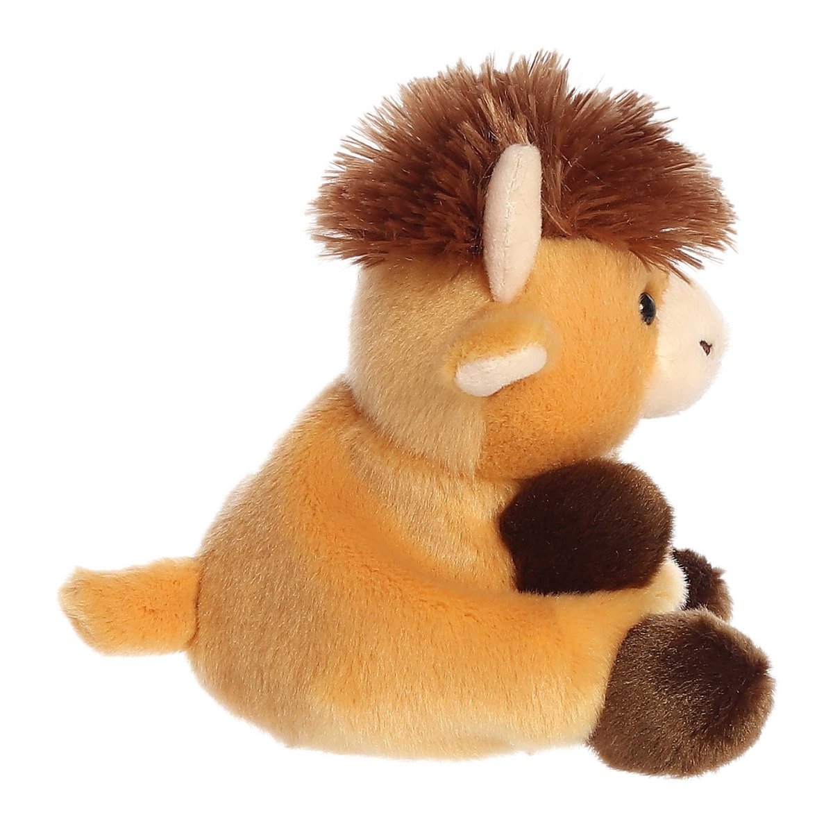 Palm Pals 5 Inch Hubert Highland Cow Plush Toy - Owl & Goose Gifts