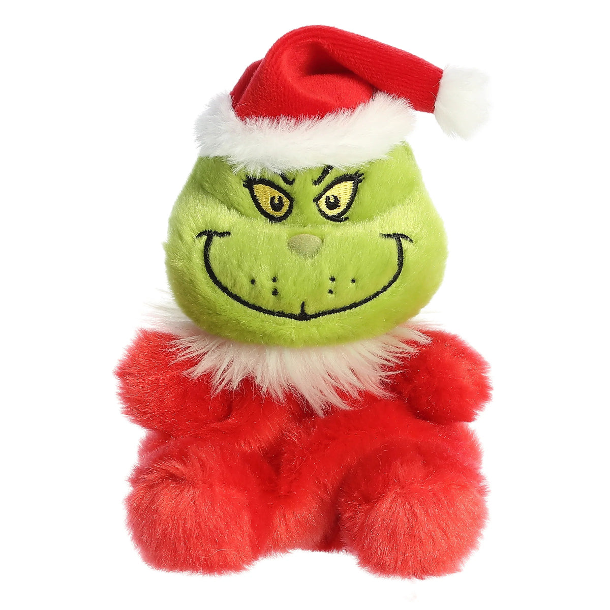 Palm Pals 5 Inch Dr. Suess Santa Grinch Plush Toy - Owl & Goose Gifts