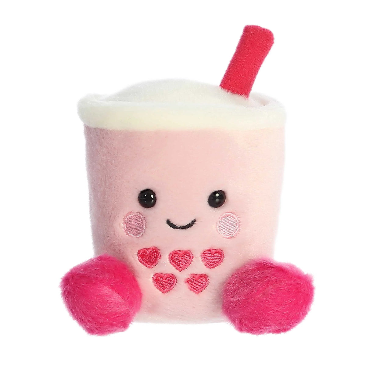 Palm Pals 5 Inch Tangy the Heart Boba Valentine Plush Toy - Owl & Goose Gifts