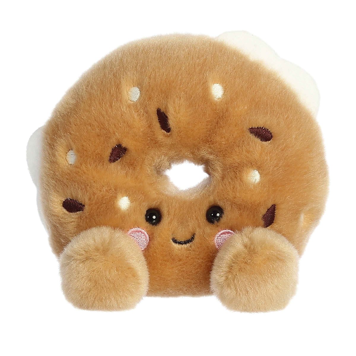 Palm Pals 5 Inch Tony the Everything Bagel Plush Toy - Owl & Goose Gifts