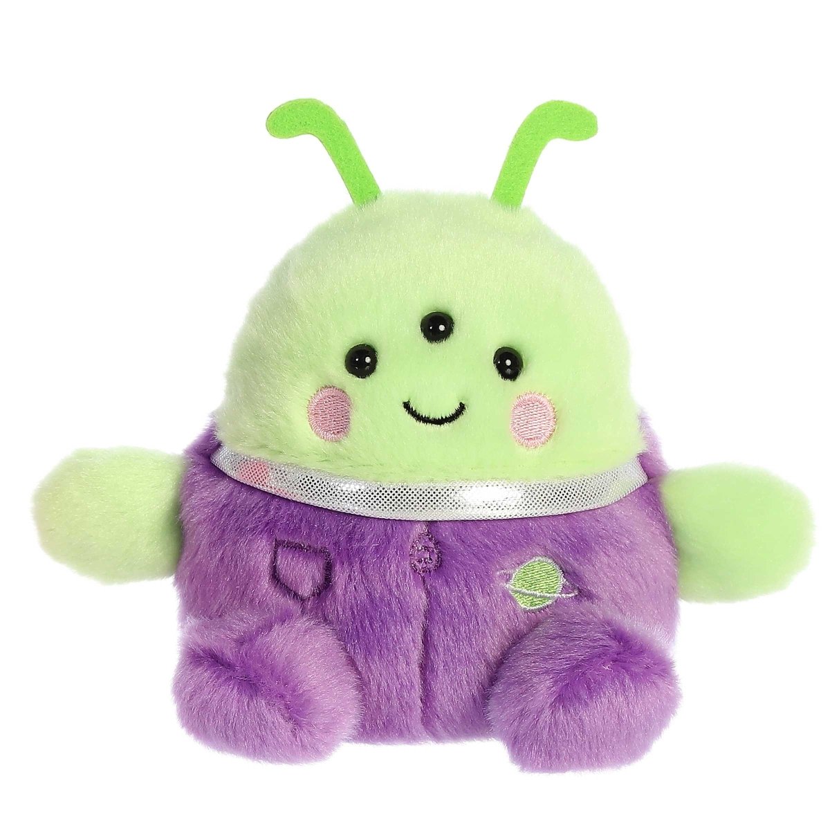 Palm Pals 5 Inch Zorg the Green Alien Plush Toy - Owl & Goose Gifts