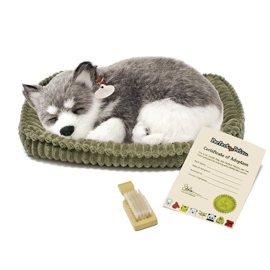 Perfect Petzzz 9.5 Inch Original Alaskan Husky - Owl & Goose Gifts