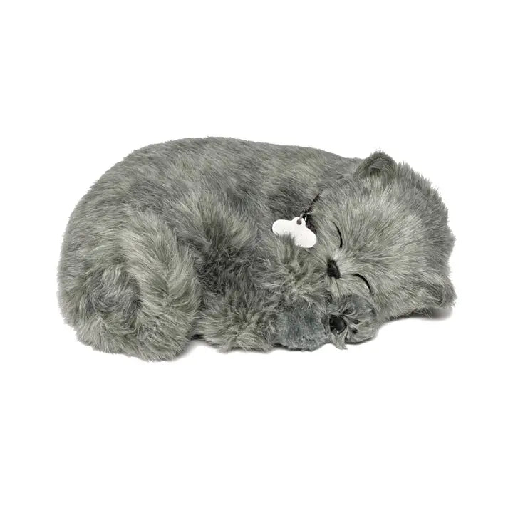 Perfect Petzzz 9.5 Inch Original Gray Shorthair Kitten - Owl & Goose Gifts