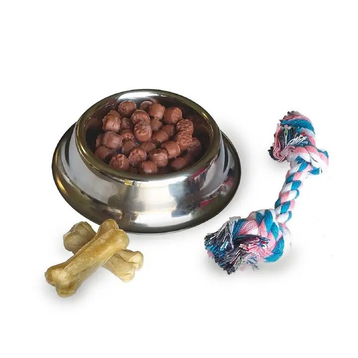 Perfect Petzzz Accessories - Dog Bowl and Toy Set - Owl & Goose Gifts