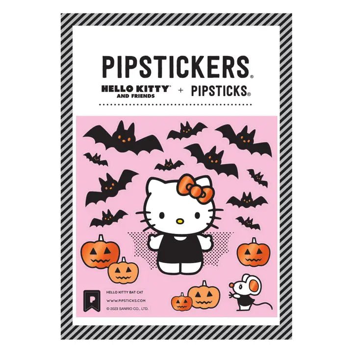 Pipsticks + Hello Kitty Bats Halloween Stickers - Owl & Goose Gifts