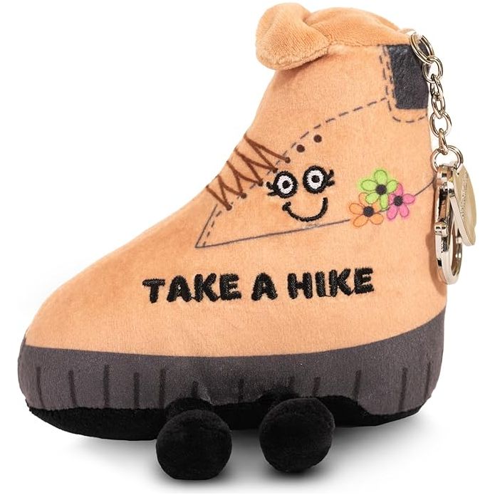 Punchkins Bites - Take A Hike Boot Plush Clip - Owl & Goose Gifts