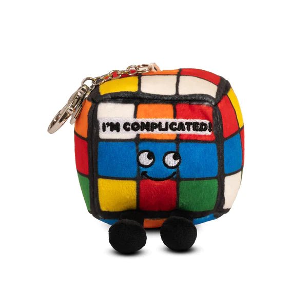 Punchkins Bites - I'm Complicated Plush Clip - Owl & Goose Gifts