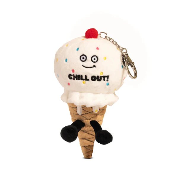 Punchkins Bites - Chill Out Ice Cream Plush Clip - Owl & Goose Gifts