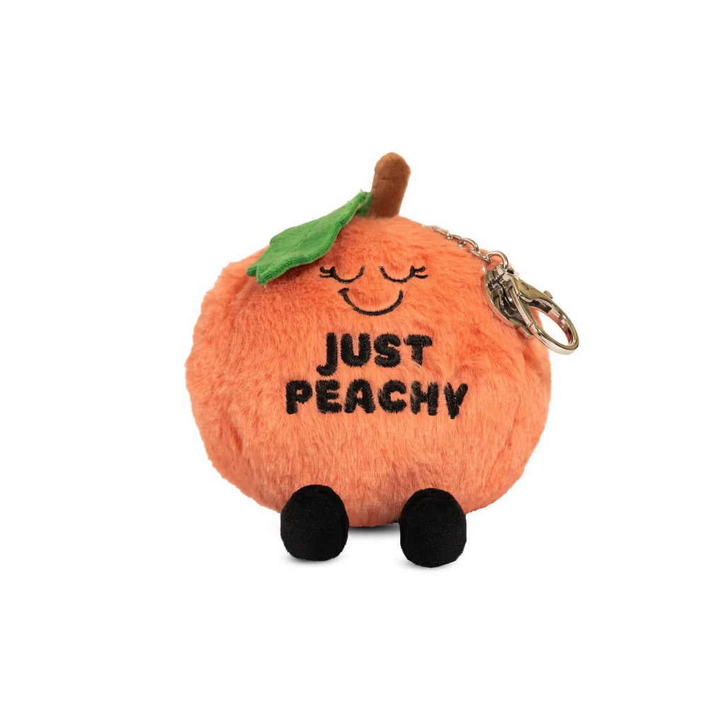 Punchkins Bites - Just Peachy Plush Clip - Owl & Goose Gifts
