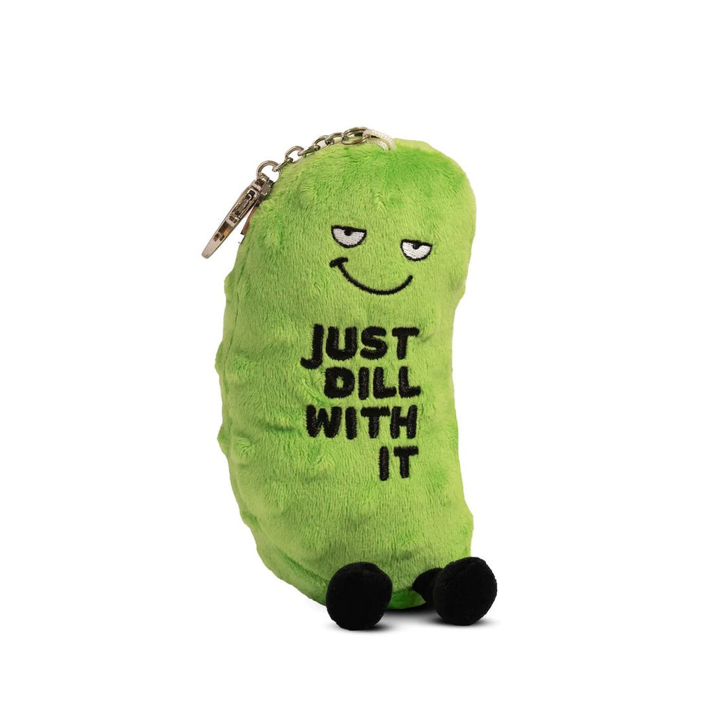 Punchkins Bites - Just Dill With It Pickle Plush Clip - Owl & Goose Gifts