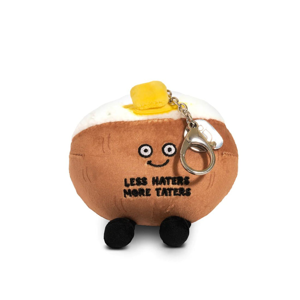 Punchkins Bites - Less Haters, More Taters Potato Plush Clip - Owl & Goose Gifts