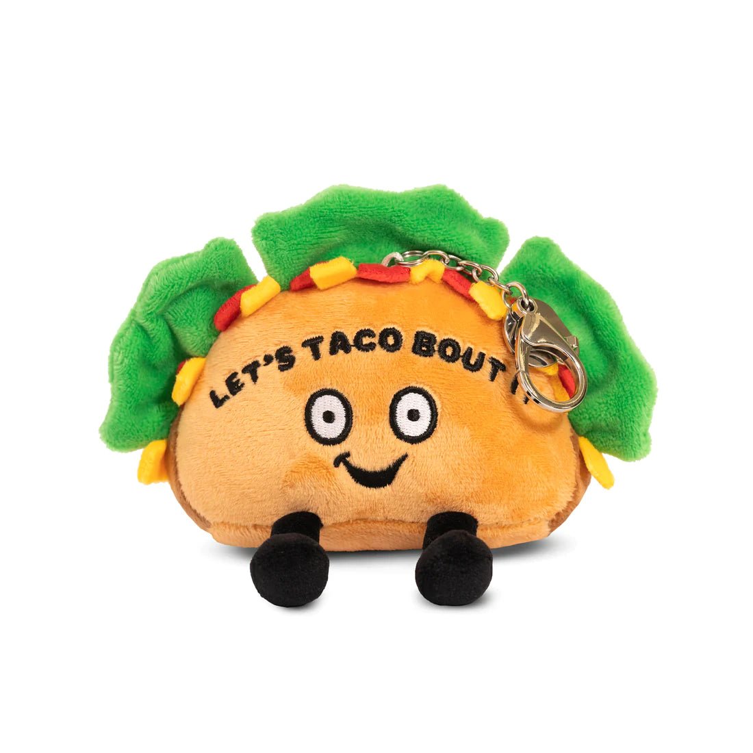 Punchkins Bites - Let's Taco Bout It Plush Clip - Owl & Goose Gifts