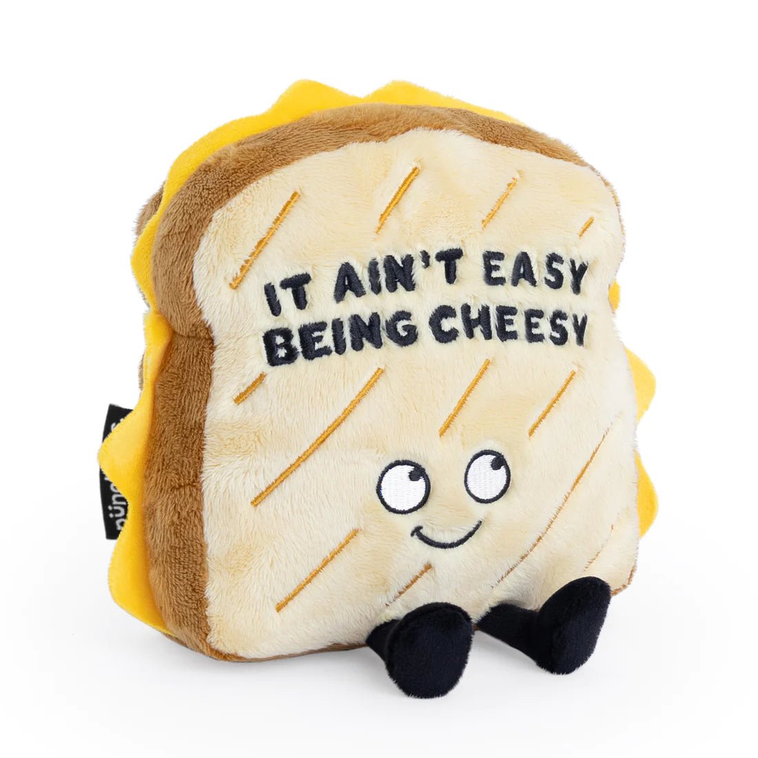 Punchkins - It Ain't Easy Being Cheesy Grilled Cheese Plush Toy - Owl & Goose Gifts