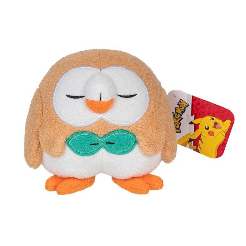 Pokemon 5 Inch Sleeping Rowlet Plush Toy Owl Goose Gifts