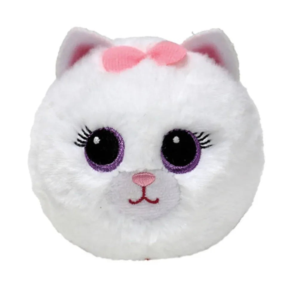 Ty Beanie Bouncers 4 Inch Purdy the White Cat Plush Toy