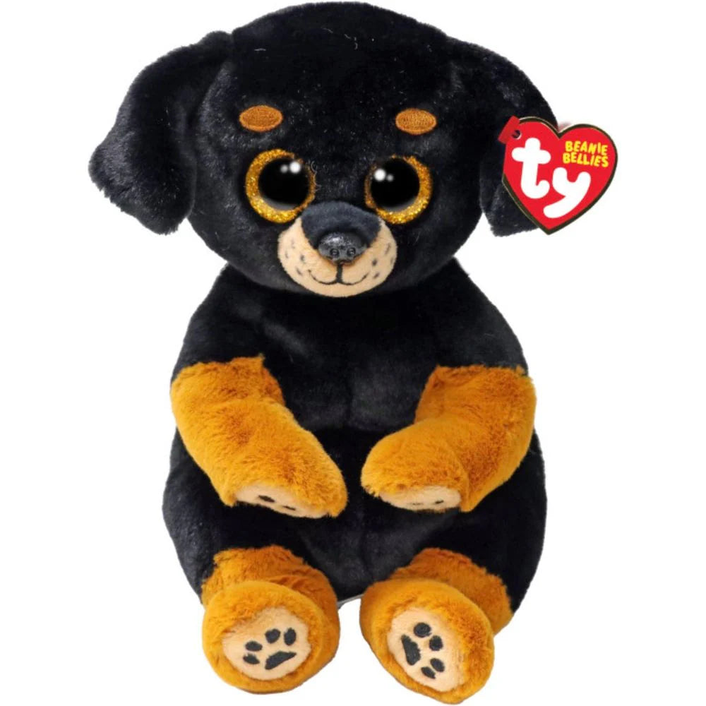 Ty Beanie Bellies 8 Inch Randi the Rottweiler Dog Plush Toy