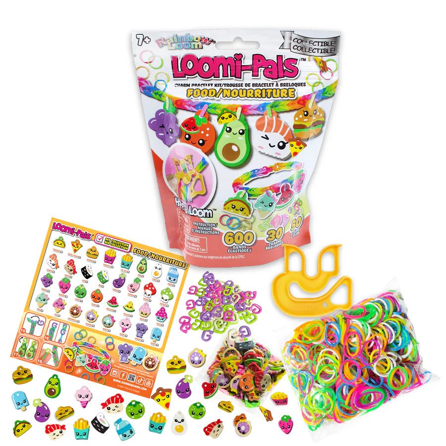 Rainbow Loom Loomi - Pals® Charm Bracelet Kit - Food - Owl & Goose Gifts