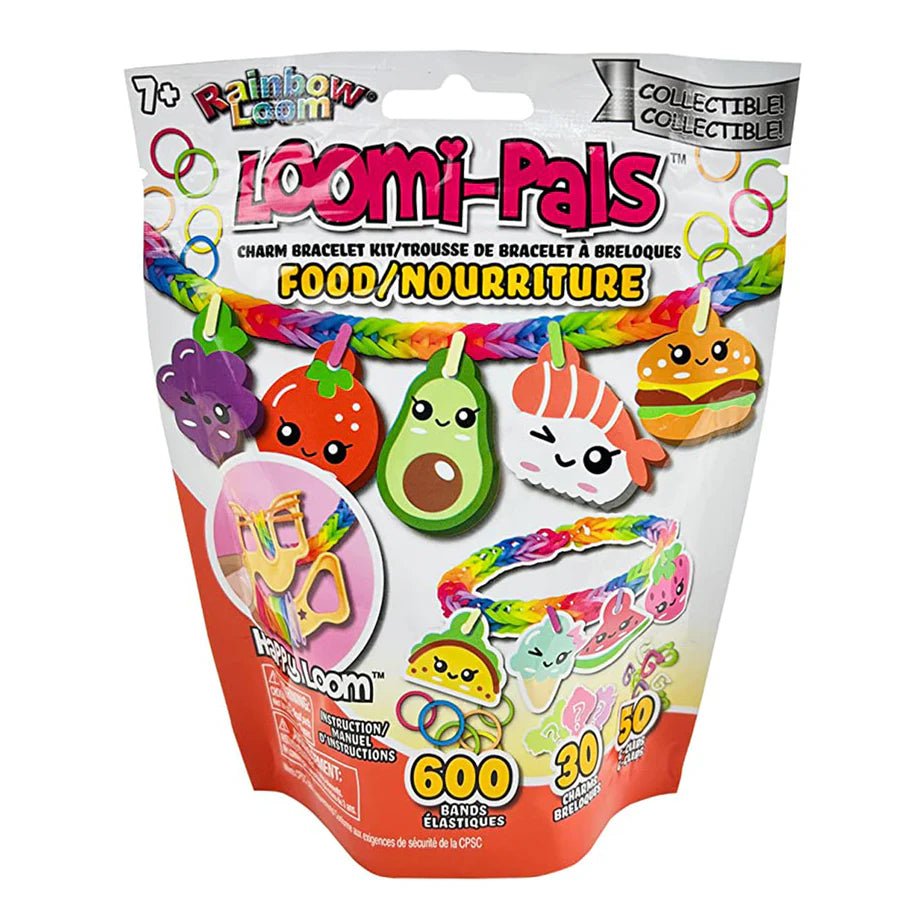Rainbow Loom Loomi - Pals® Charm Bracelet Kit - Food - Owl & Goose Gifts