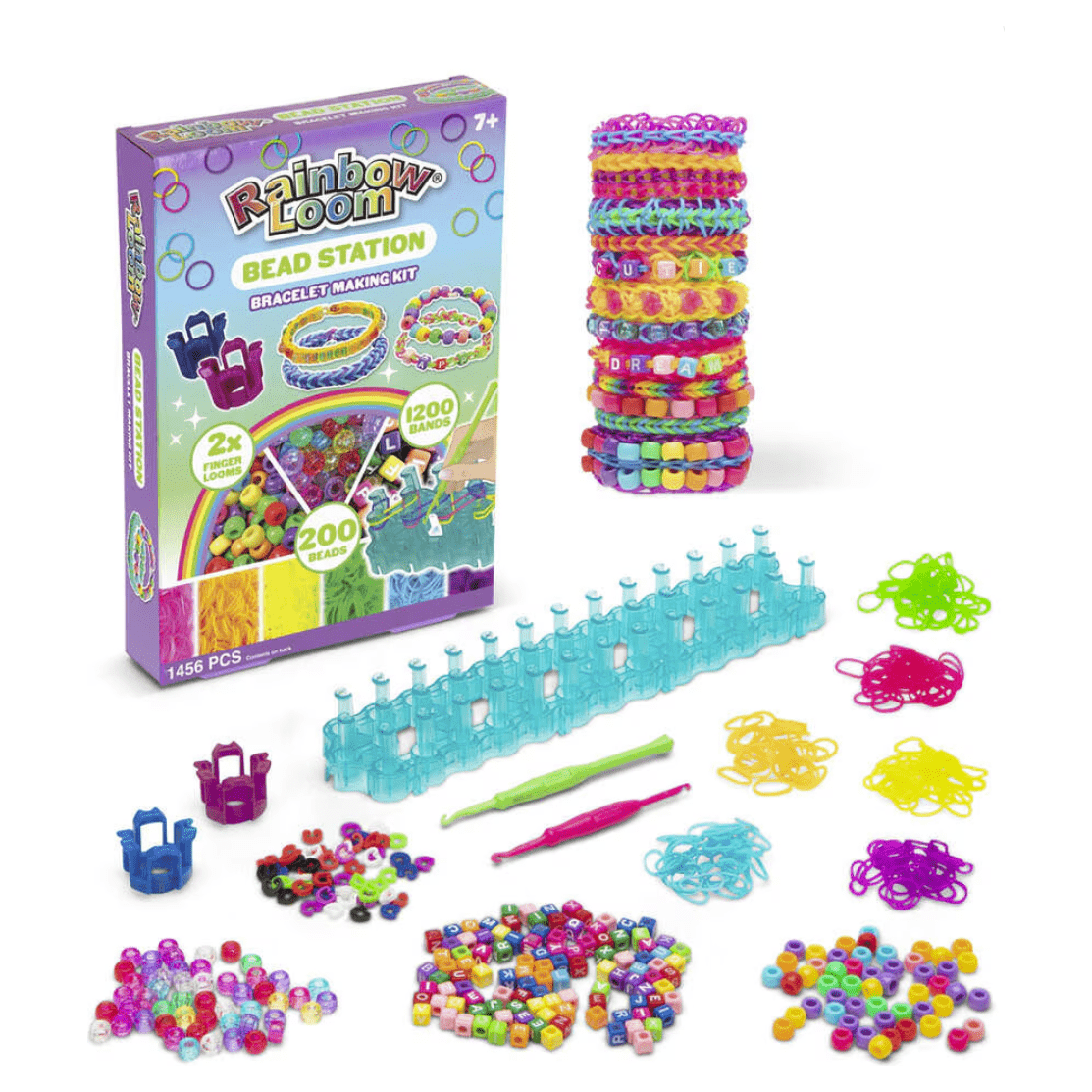 Rainbow Loom Bead Station Bracelet Kit - Owl & Goose Gifts