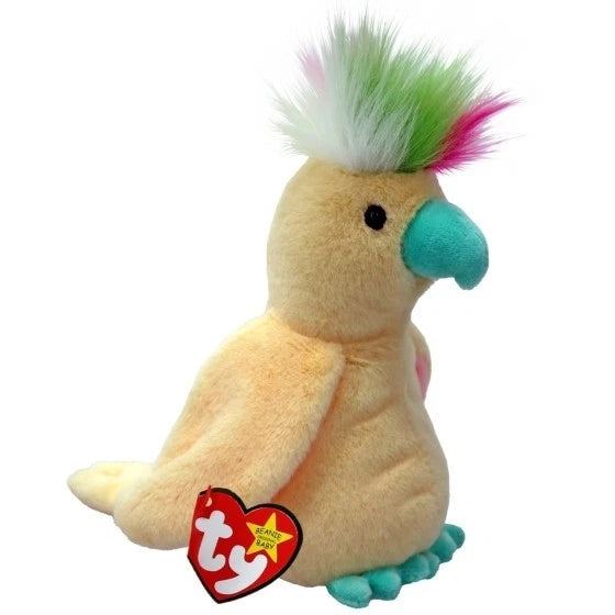 Ty Beanie Babies PomPom the Cockatoo 2025 Limited Plush Toy