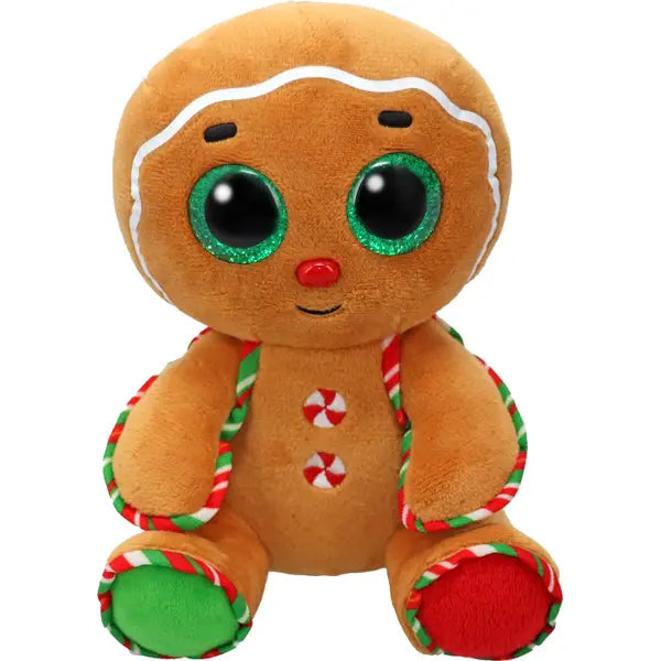 Ty Beanie Bellies 8 Inch Snaps the Gingerbread Christmas Plush Toy