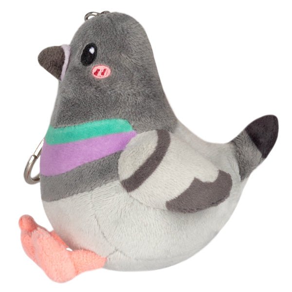 Squishable 3 Inch Micro Clip Pigeon Plush Toy - Owl & Goose Gifts