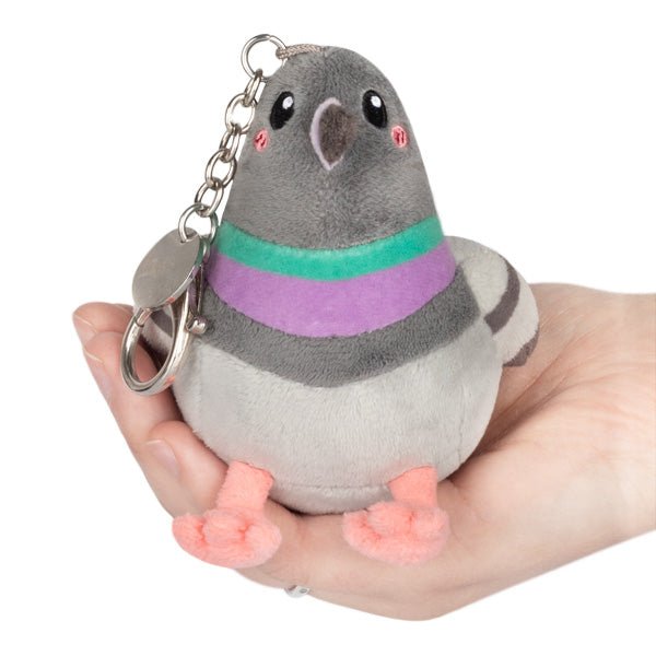 Squishable 3 Inch Micro Clip Pigeon Plush Toy - Owl & Goose Gifts