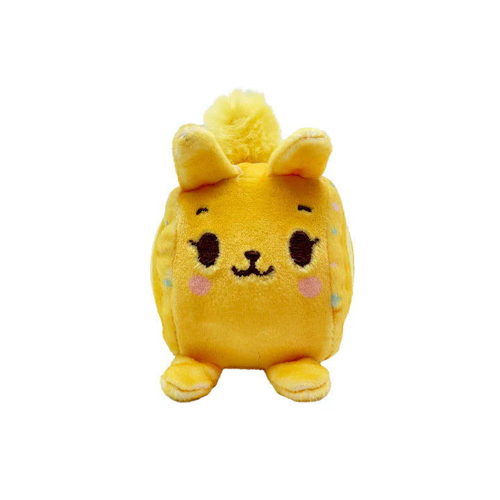 Squish Berries 4 Inch Scented Squishy Sensory Plush Toy - Yellow Cat