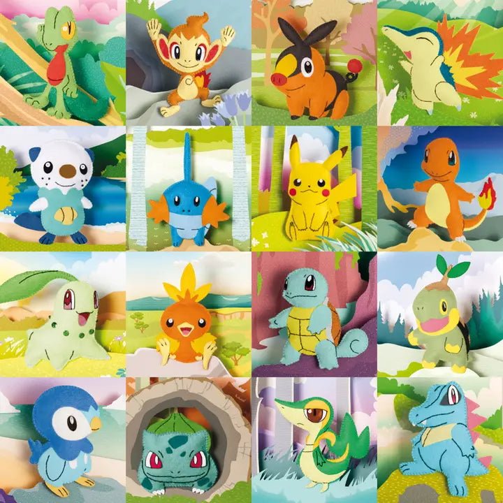 Pokemon Felties: How to Make 16 of Your Favorite Pokemon! - Owl & Goose Gifts