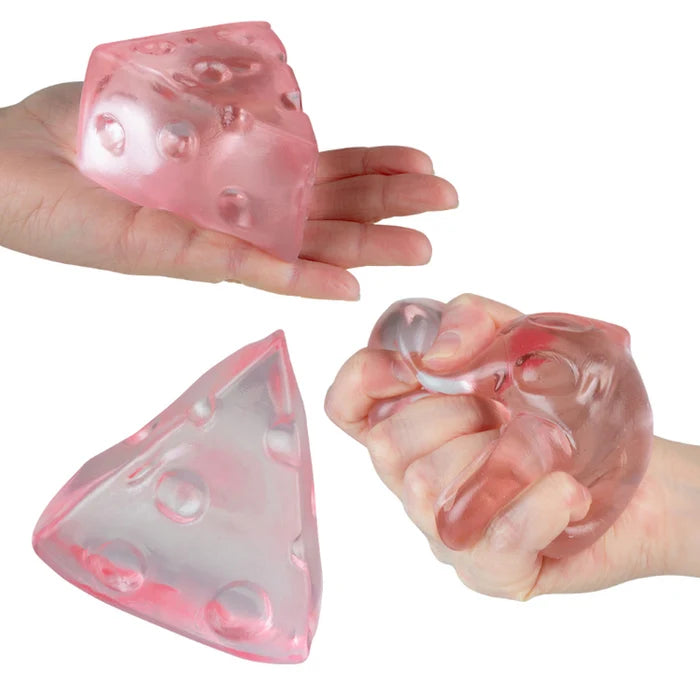 ORB 3 Inch Sugar Swaps™ Cheese Wedge Squishy Sensory Toy - Assorted