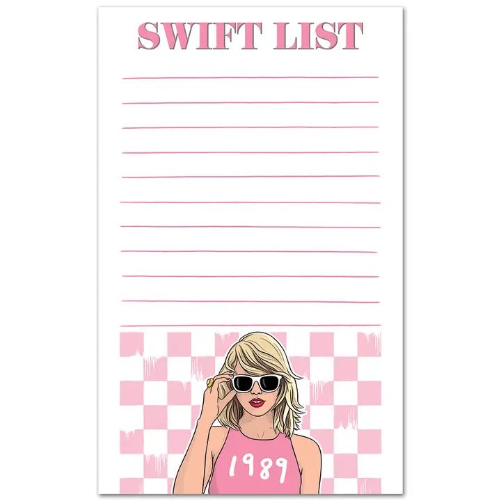 Swift List Notepad by The Found - Owl & Goose Gifts