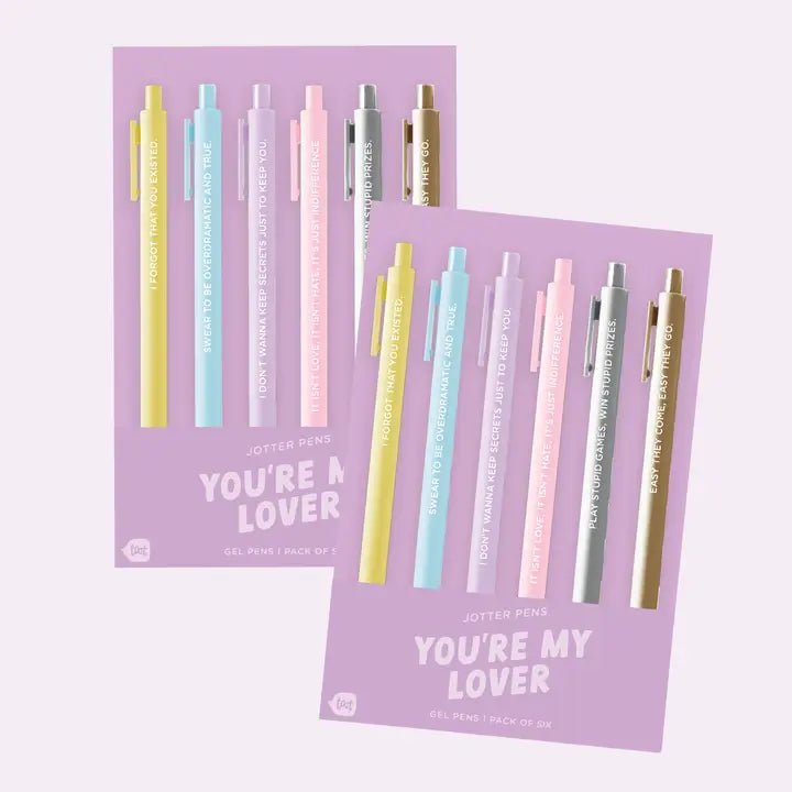 You're My Lover (Lover) Jotter Set by Talking Out of Turn - Owl & Goose Gifts