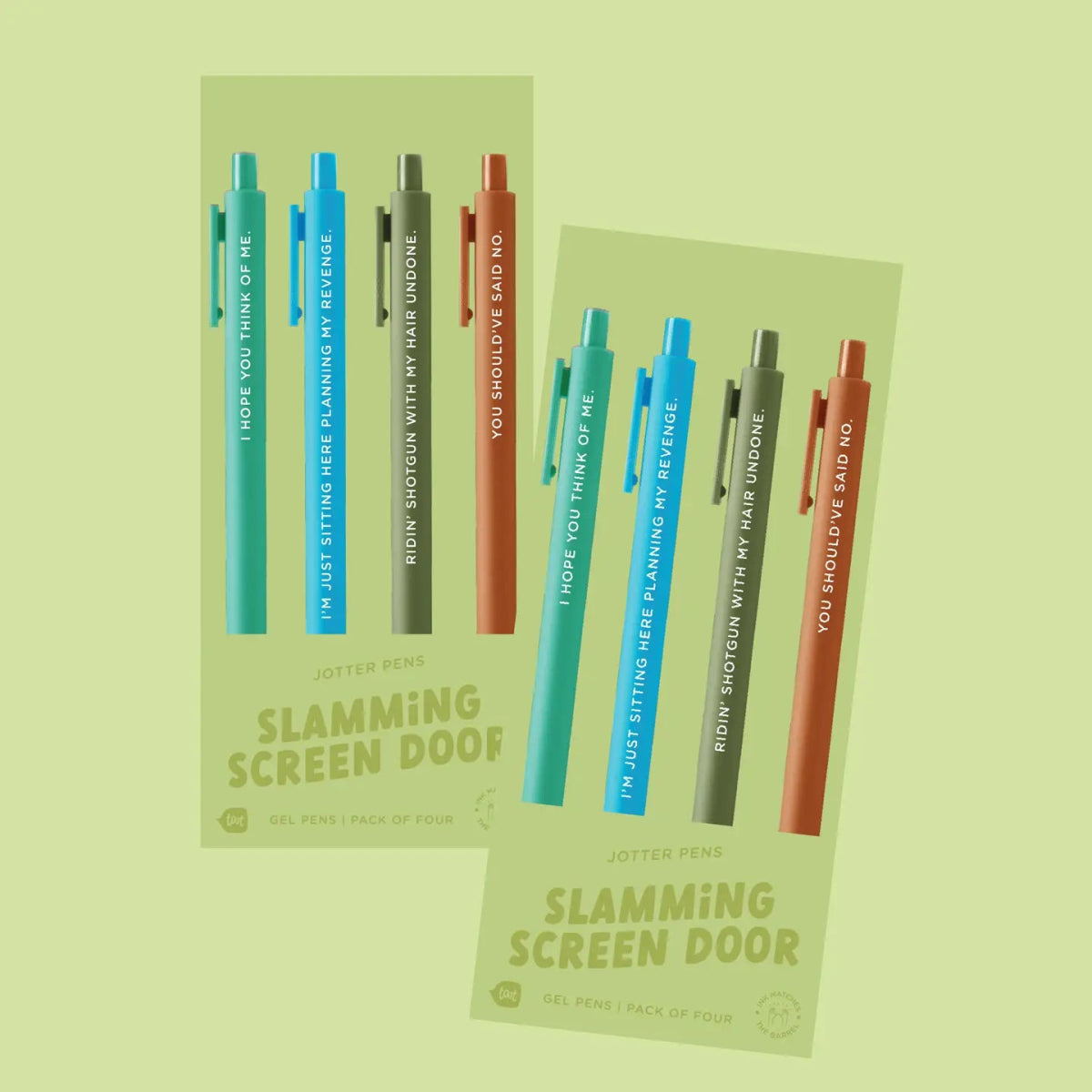 Slamming Screen Door (Debut) Jotter Set by Talking Out of Turn - Owl & Goose Gifts