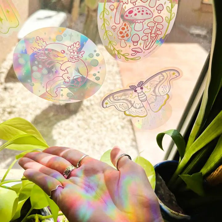 Turtle's Soup Moth Suncatcher Sticker - Owl & Goose Gifts