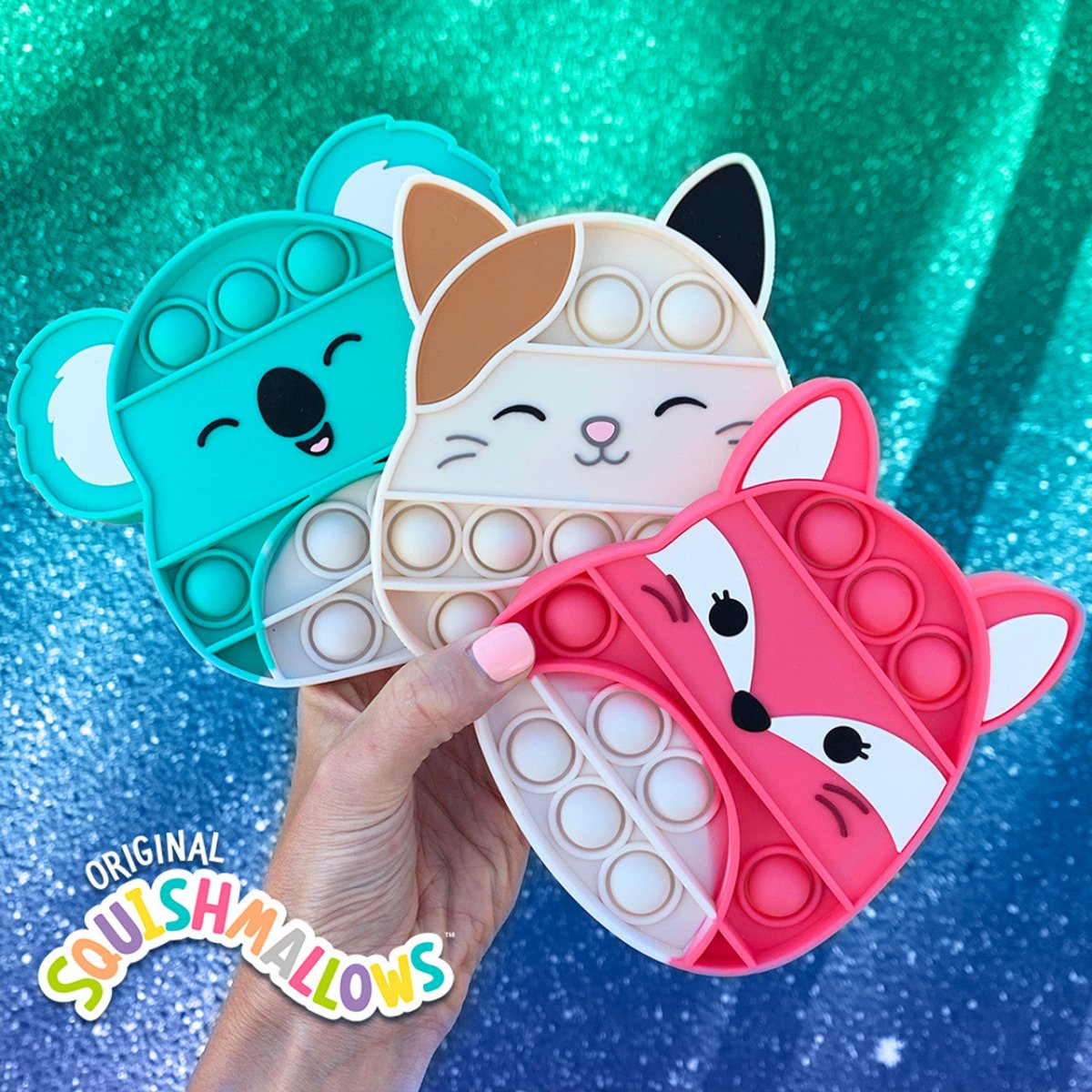 Top Trenz Squishmallow 5 Inch Mystery Pop Fidgety Blind Pack Fidget Toy - Owl & Goose Gifts