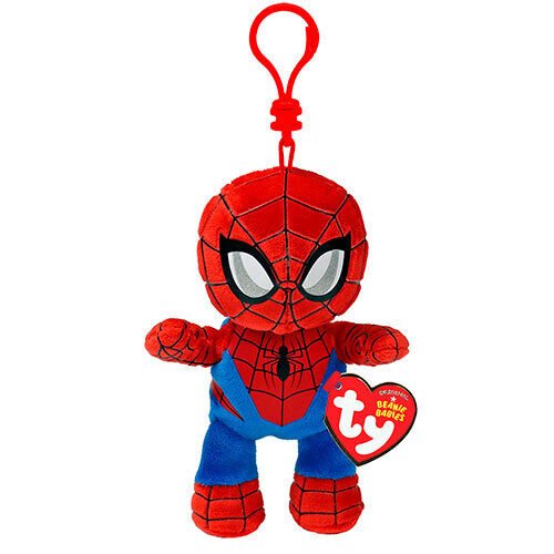 Ty Beanie Babies 4 Inch Marvel Spiderman Plush Clip - Owl & Goose Gifts