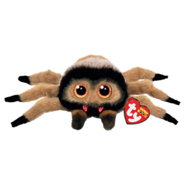Ty Beanie Boos 6 Inch Godfrey the Tan Spider Halloween Plush Toy - Owl & Goose Gifts
