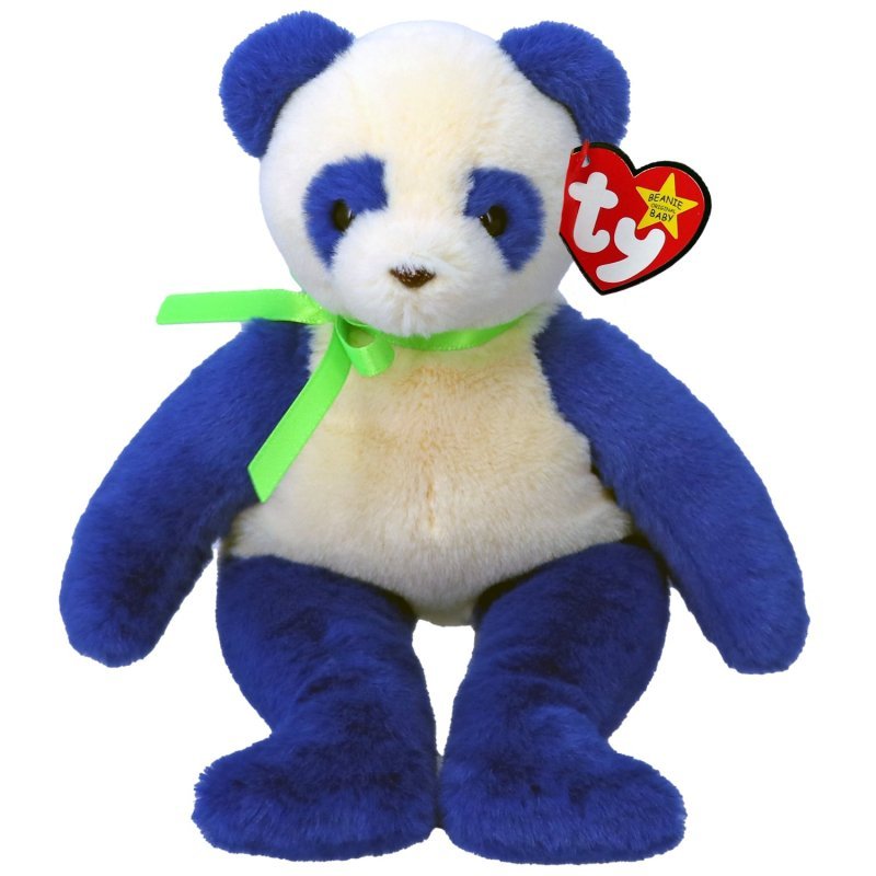 Ty Beanie Babies Domino the Panda 30th Anniversary Plush Toy - Owl & Goose Gifts