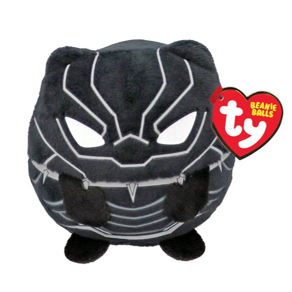 Ty Puffies Beanie Ball 4 Inch Black Panther - Owl & Goose Gifts