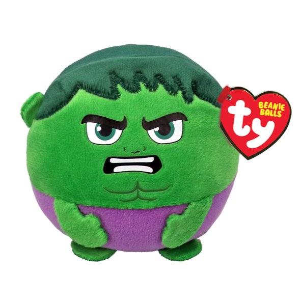 Ty Puffies Beanie Ball 4 Inch Hulk - Owl & Goose Gifts