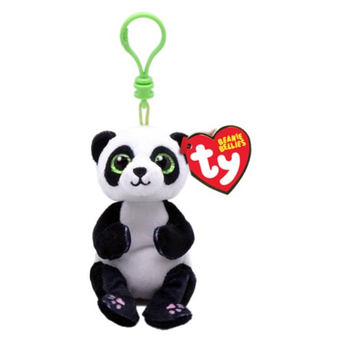 Ty Beanie Bellies 4 Inch Ying the Panda Plush Clip - Owl & Goose Gifts