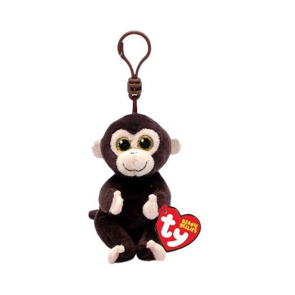 Ty Beanie Bellies 4 Inch Matteo the Monkey Plush Clip