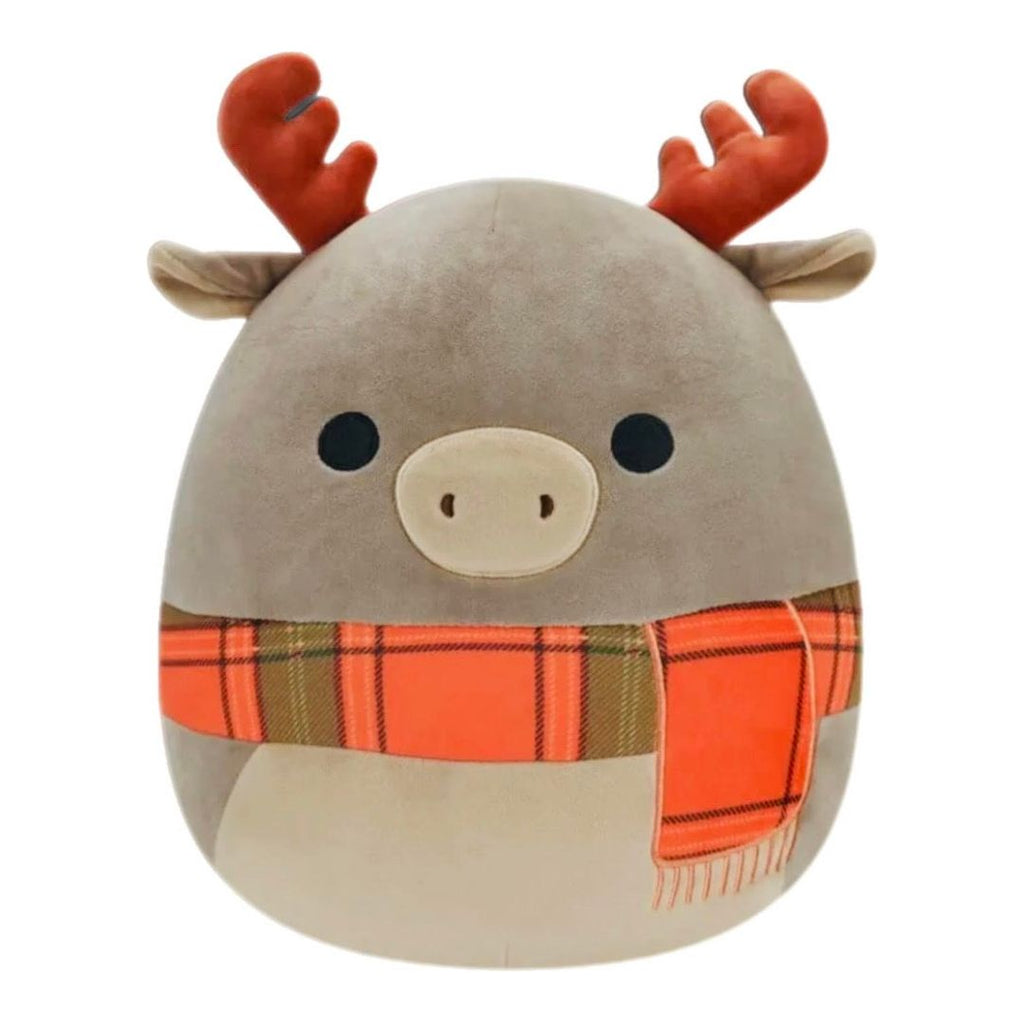 Squishmallow 7.5 Inch Patterson the Moose with Scarf Plush Toy