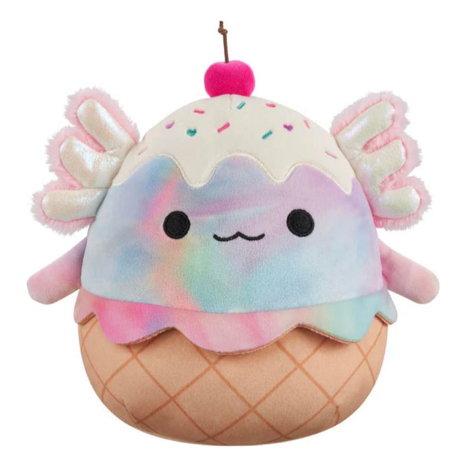 Squishmallow 12 Inch Tinley the Ice Cream Axolotl Valentine Plush Toy