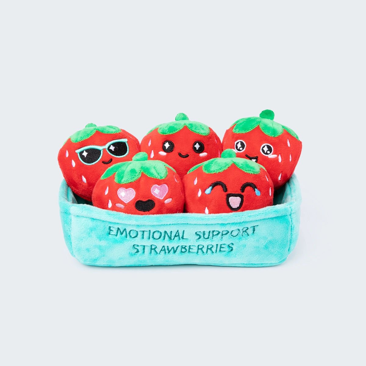 Emotional Support Strawberries Set of 5 Plush Toys by What Do You Meme - Owl & Goose Gifts