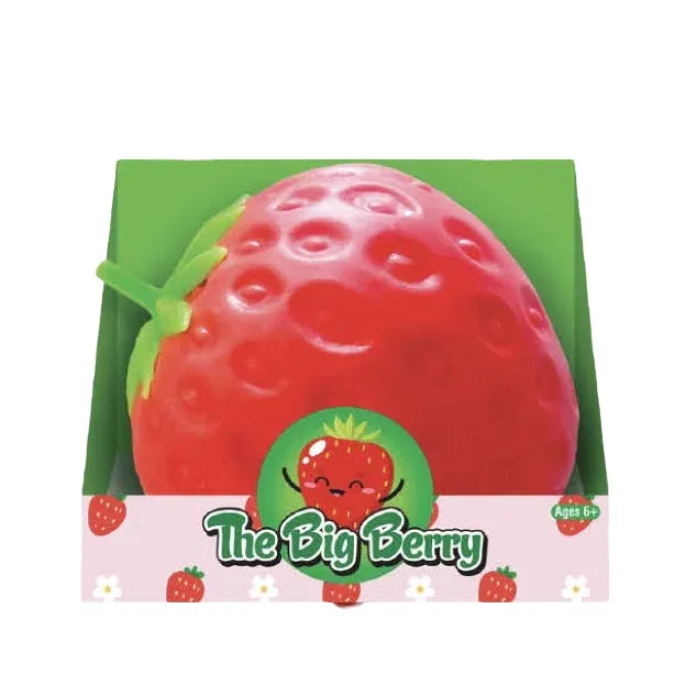 Zorbitz 6 Inch The Big Berry Jumbo Strawberry Squishy Sensory Toy