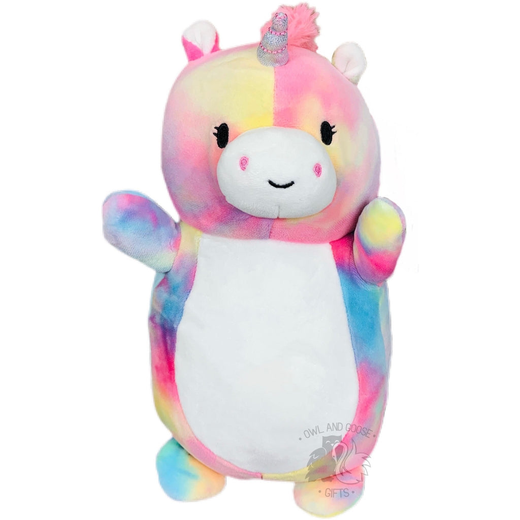 Squishmallow 10 Inch Bevalee the Unicorn Hug Mees Plush Toy - Owl & Goose Gifts